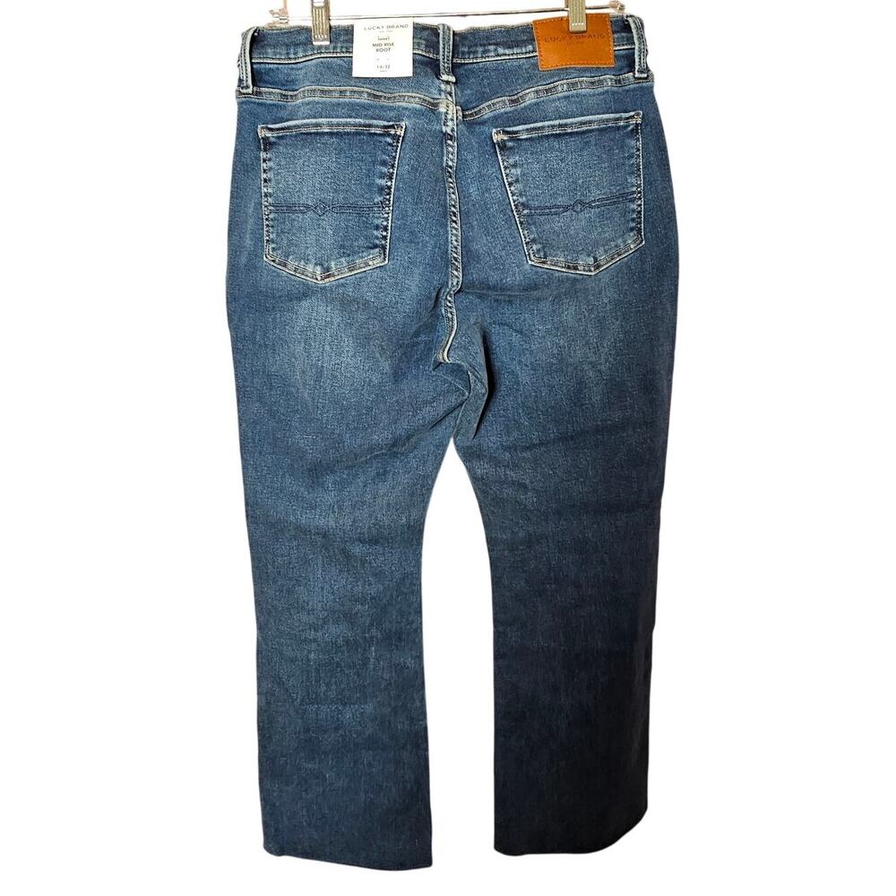 LUCKY BRAND Sweet Mid Rise Boot Button Fly Jeans - Picture 2 of 4